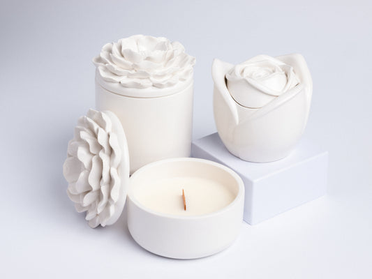 Rose Bloom gyertyatartó