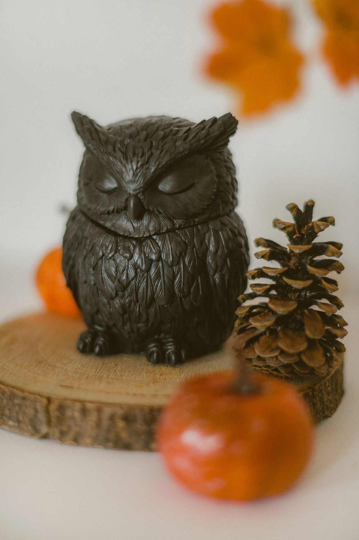 Moonlight Owl gyertyatartó