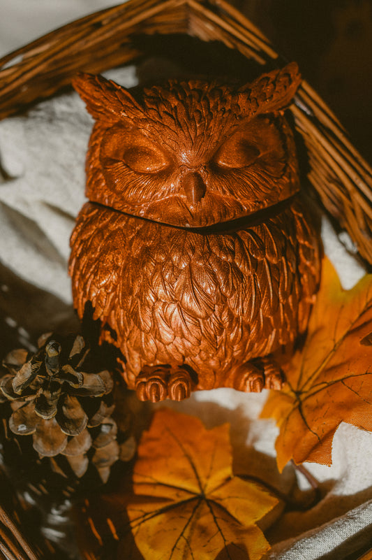 Moonlight Owl gyertyatartó