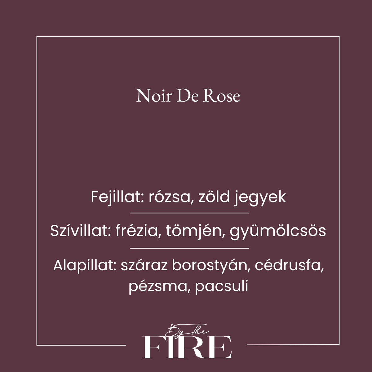 Noir de Rose Szójagyertya