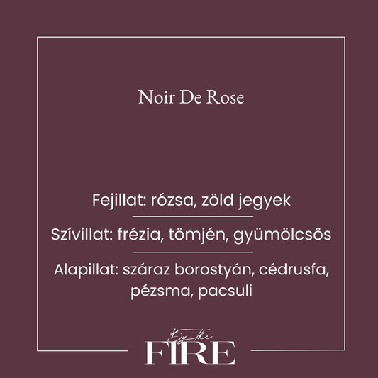 Noir de Rose Szójagyertya