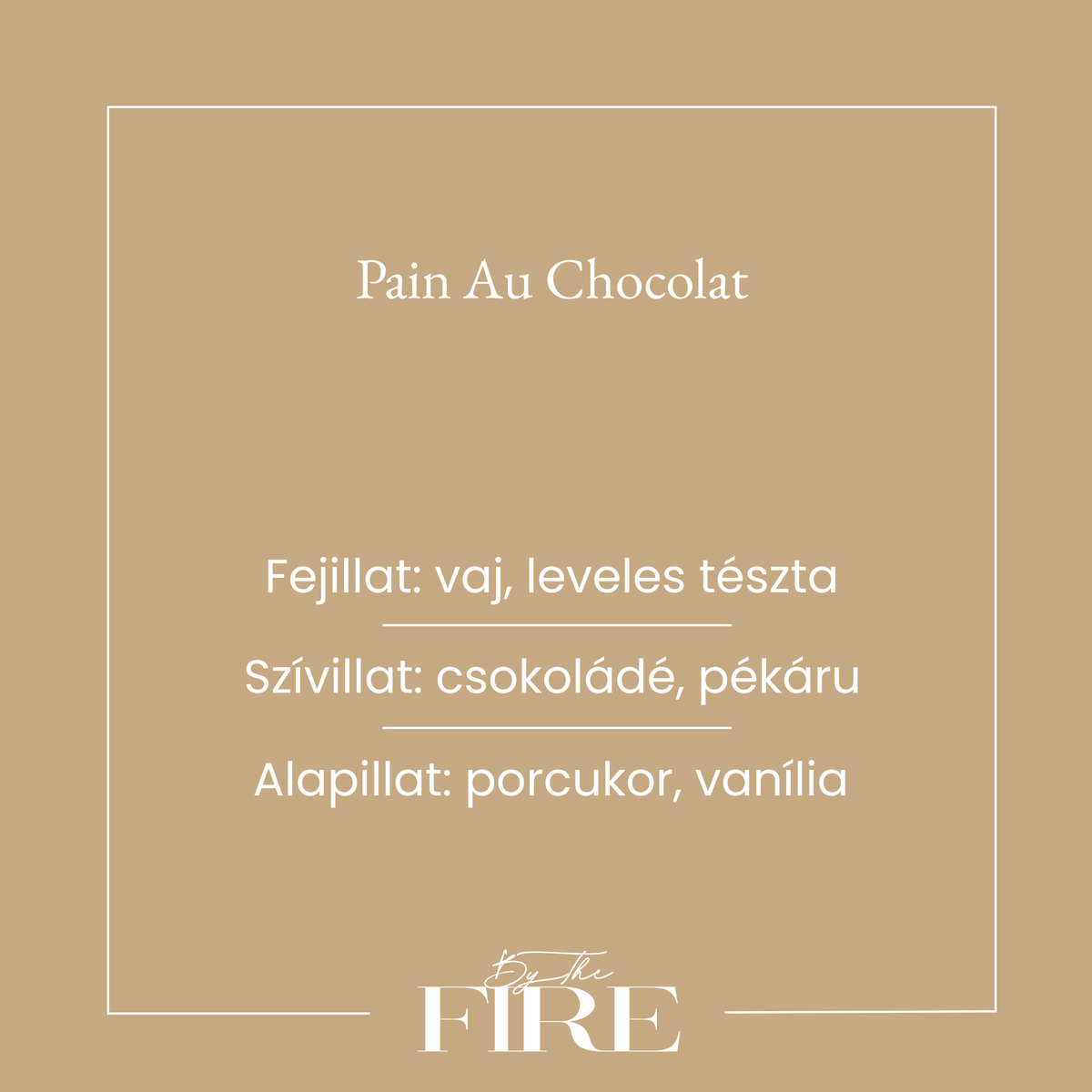 Pain Au Chocolat Szójagyertya