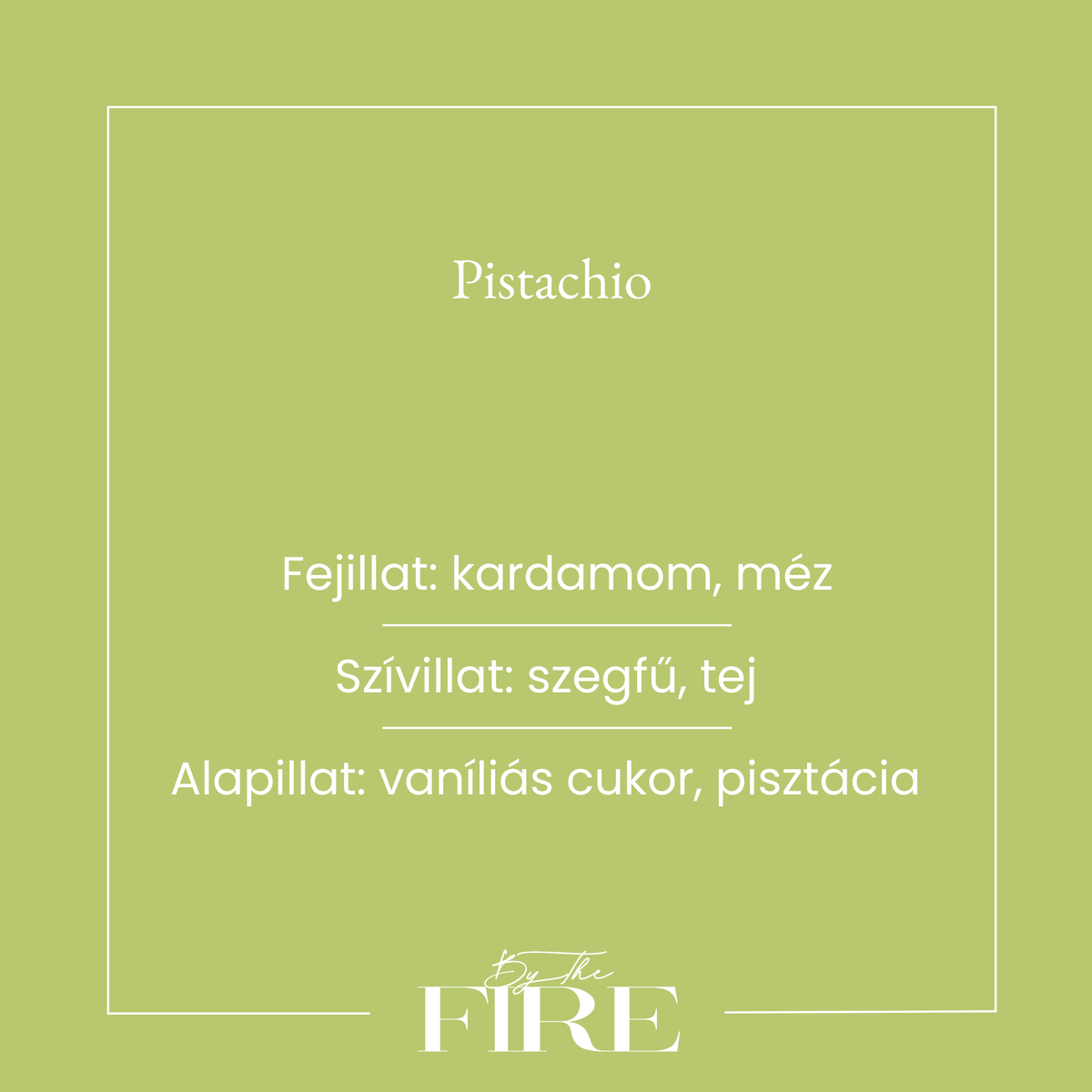 Pistachio Szójagyertya