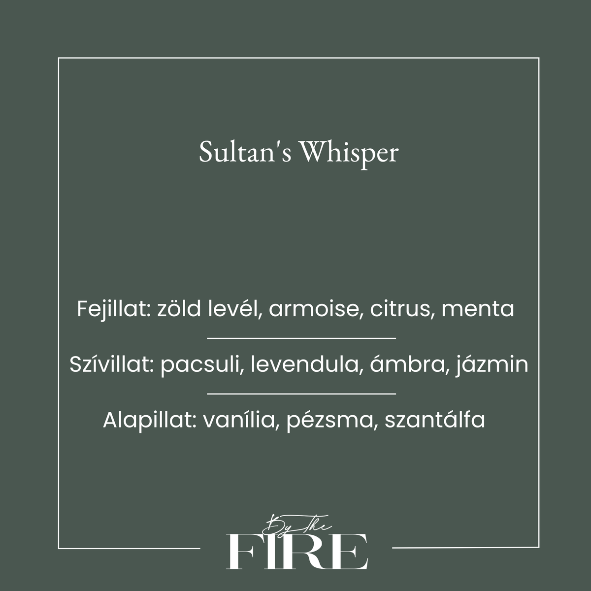 Sultan's Whisper Szójagyertya